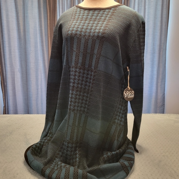 NWT-Coco Bleu Sweater Dress Size 2X - Picture 3 of 16
